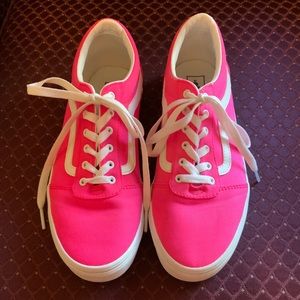 Vans Women’s Ward Sneaker. Hot pink. Sz. 6